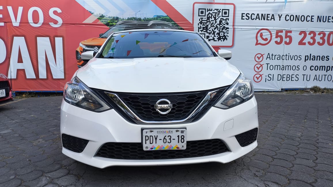 2017 Nissan Sentra SENSE L4 1.8L 129 CP 4 PUERTAS AUT BA AA