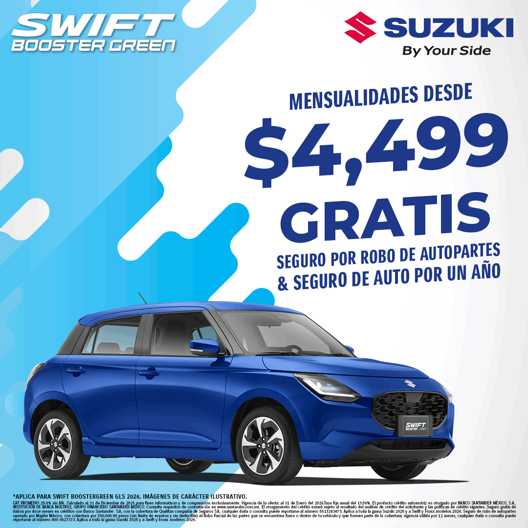 SUZUKI SWIFT BOOSTERGREEN 2026